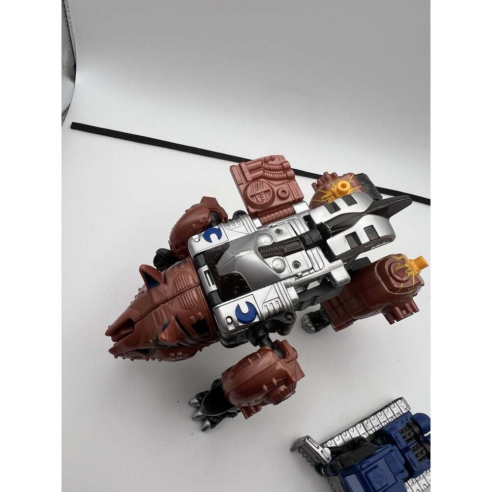 2003 Transformers Armada Rhinox w/ Armorhide Mini-Con Hasbro Incomplete - Picture 4 of 9